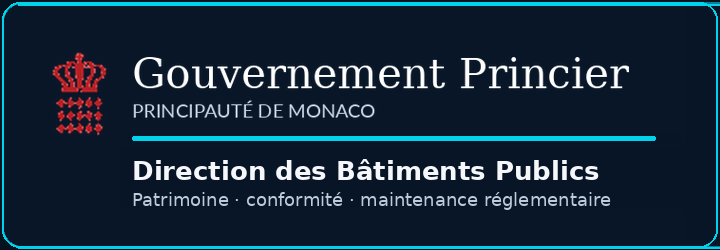 Gouvernement Princier de Monaco — Direction des Bâtiments Publics